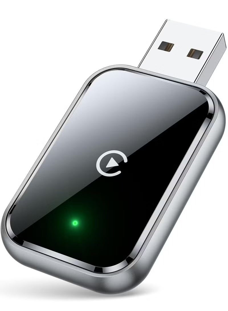 محول Carplay اللاسلكي لـ iPhone ، لتحويل Carplay السلكي إلى لاسلكي ، 2 في 1 توصيل وتشغيل Android Auto ومحول Carplay لنظام التشغيل iOS 10 Android 11 والإصدارات الأحدث ، سيارة مع Carplay المدمجة - Image 1